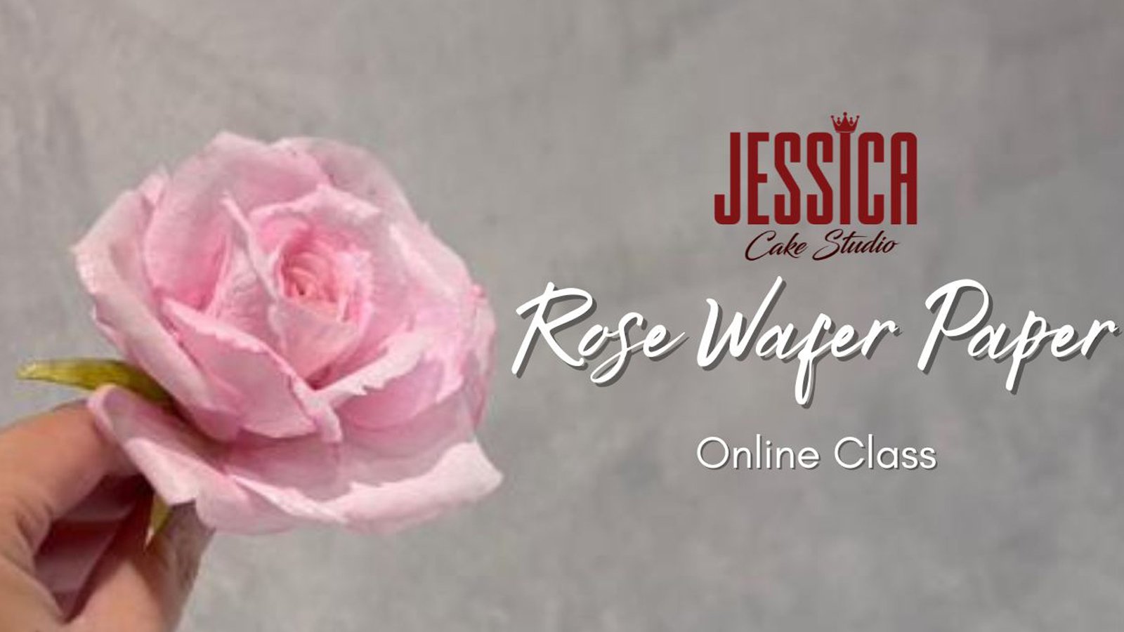 Rose Wafer Paper Flower Online Class